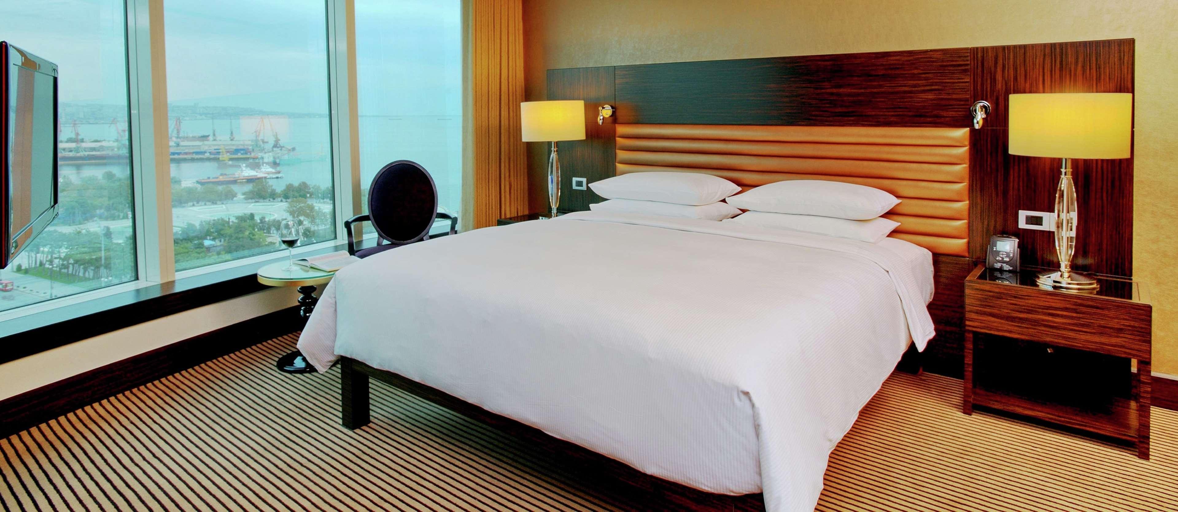 Hilton Baku Hotel Exterior photo A guest room at the hotel