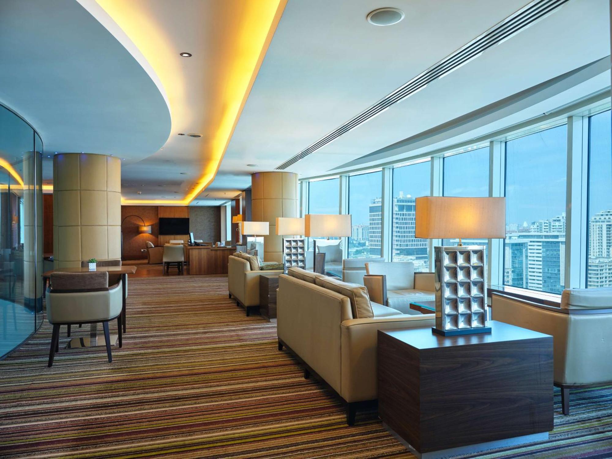 Hilton Baku Hotel Exterior photo Club Lounge at the 39th floor