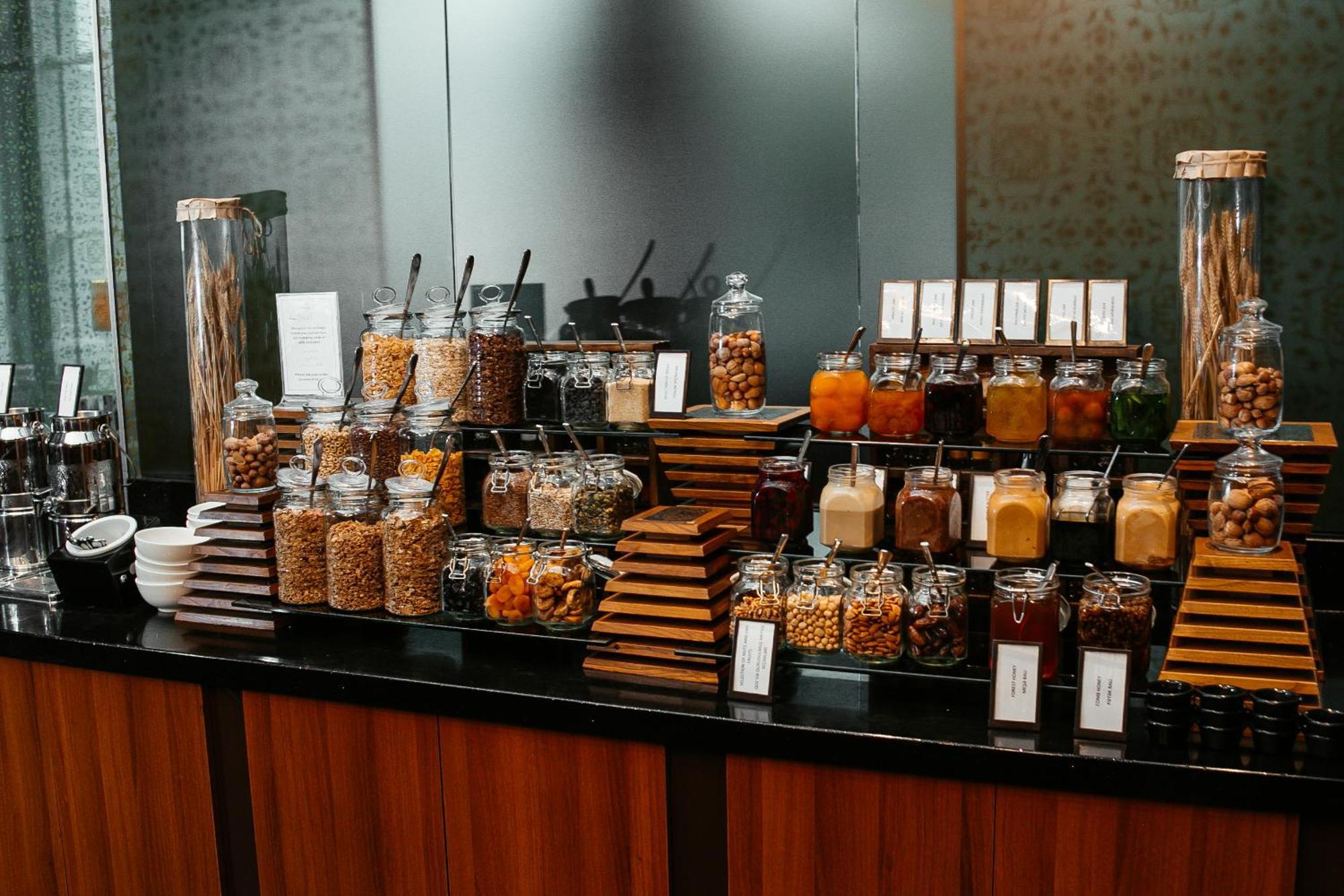 Hilton Baku Hotel Exterior photo A selection of dried fruit and nuts at a buffet